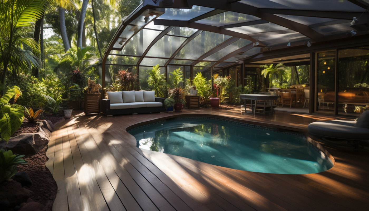 Autre - Abri de piscine : pourquoi en vaut-il la peine et de quoi est-il fait ?