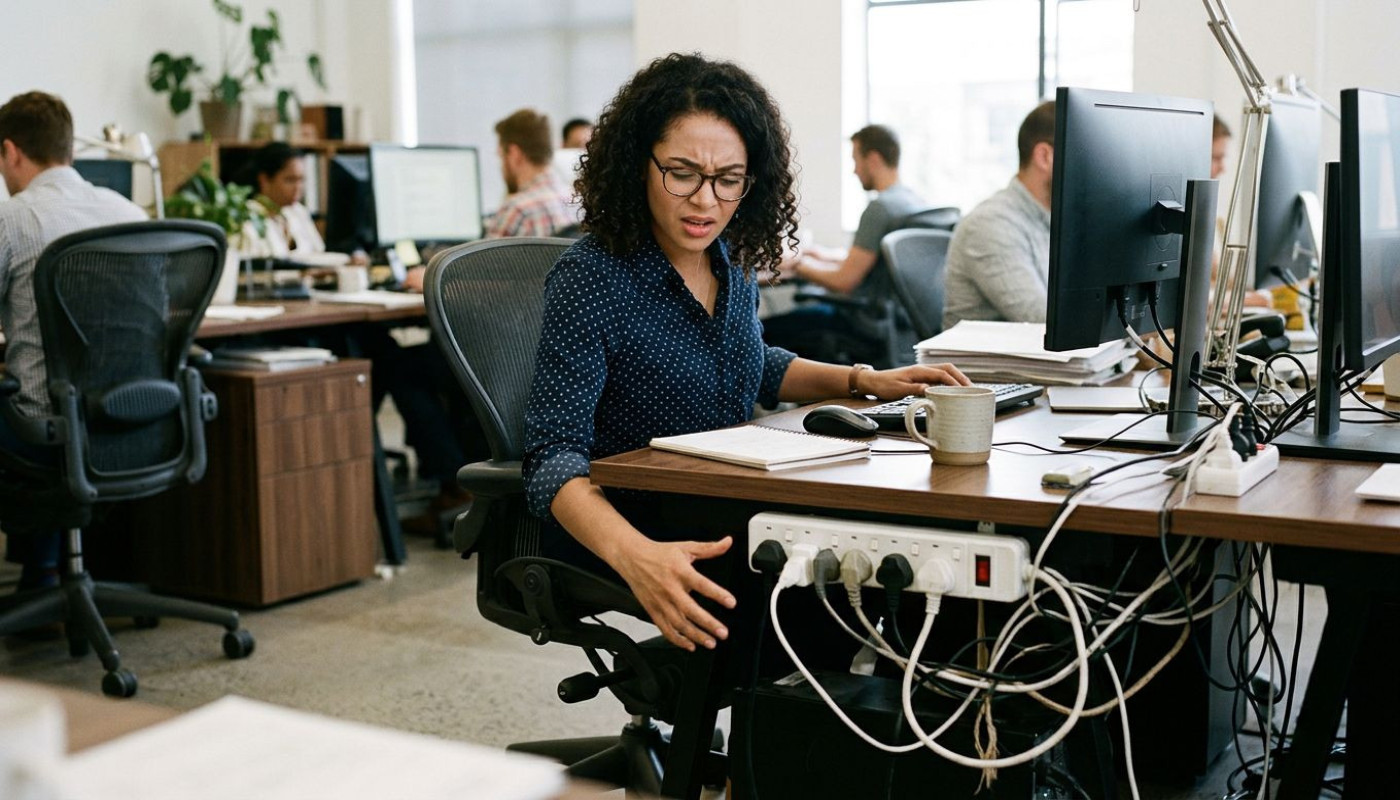 Choc électrique au travail : ces gestes courants qui mettent en danger la sécurité