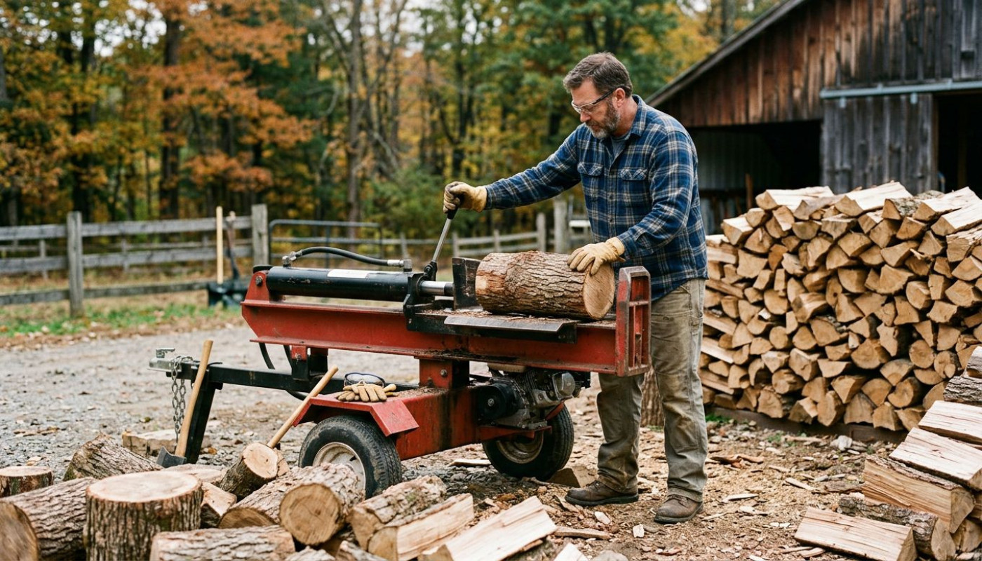 Comment optimiser l'utilisation d'une fendeuse à bois ?