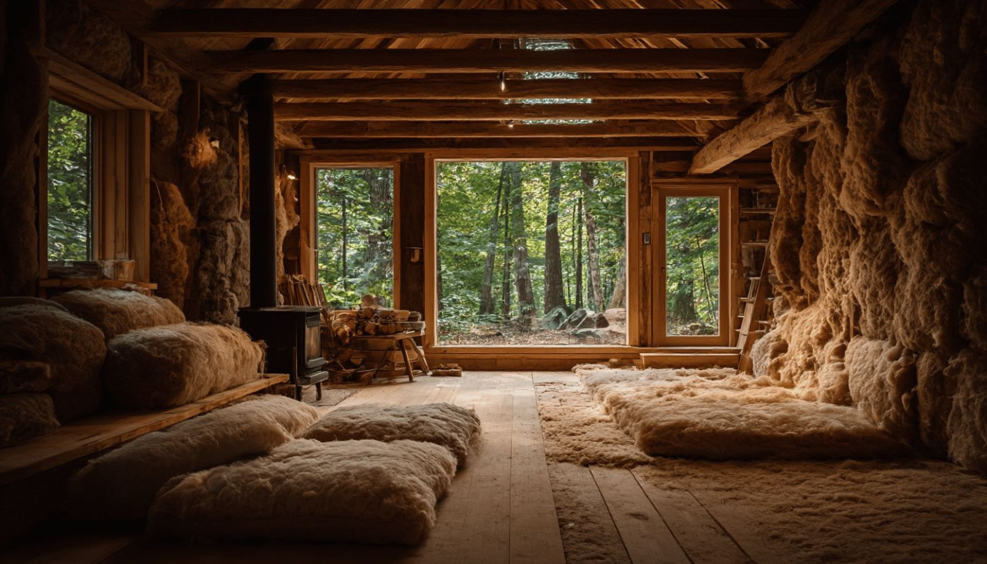 Isolation thermique écologique pour maisons alternatives durables pour réduire sa facture énergétique