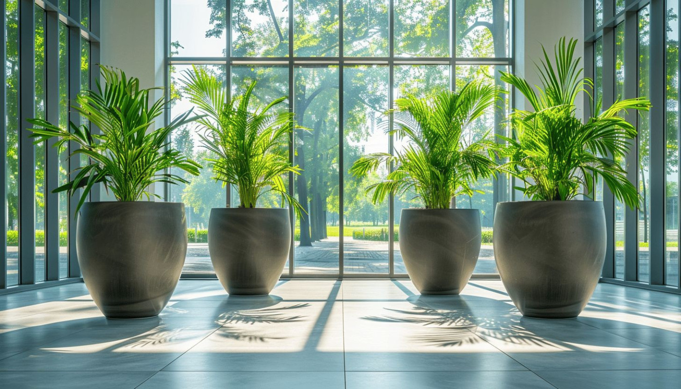Techniques modernes pour transformer des espaces avec des grands pots de plantes